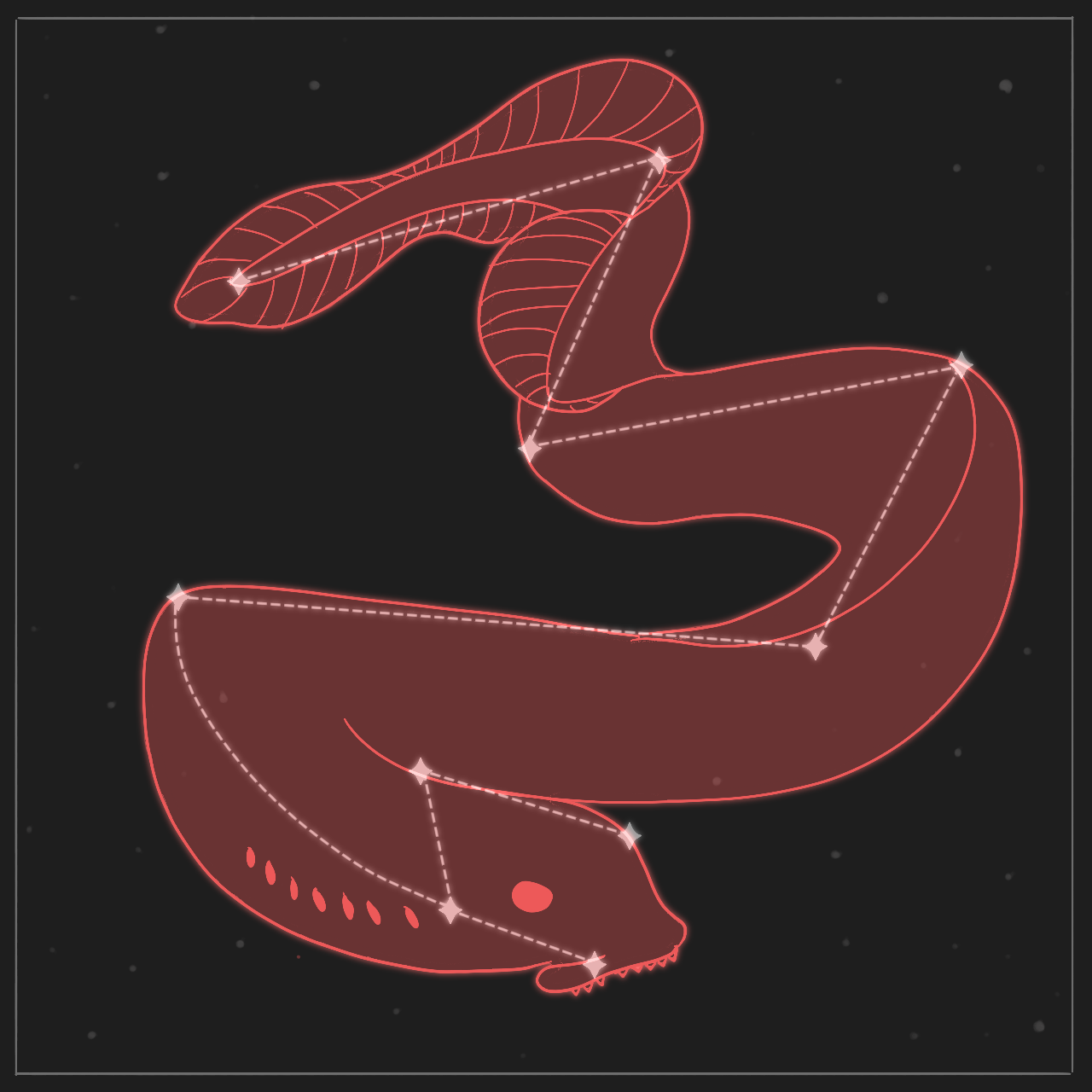 lamprey zodiac. art by space